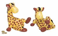 ROOST Sparkasse Giraffe 21440 gelb-braun 18cm, Kein