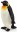 Der Pinguin von schleich WILD LIFE besitzt gelbe Ohrenflecken und schwarz-weisses Gefieder, das einem Frack ähnelt.