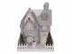Dameco Aufsteller XMAS Haus, 23 cm, Grau, Betriebsart