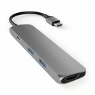 Satechi USB-C Slim Aluminium Multiport Adapter - Space Gray
