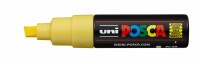 UNI-BALL  Posca Marker 8mm PC-8K YELLOW gelb, Keilspitze, Kein
