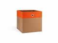 Remember Aufbewahrungsbox Tosca Braun/Orange, Breite: 32 cm, Höhe