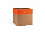 Remember Aufbewahrungsbox Tosca Braun/Orange, Materialtyp: Textil