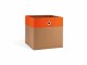 Remember Aufbewahrungsbox Tosca Braun/Orange, Materialtyp: Textil