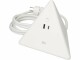 Max Hauri Steckdosenleiste Pyramide, Weiss 2x T13, USB A+C 18W