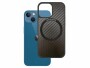 4smarts Back Cover Carbon mit UltiMag iPhone 13, Fallsicher