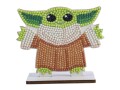 CRAFT Buddy Bastelset Crystal Art Buddies Grogu Figur