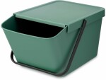 Brabantia Recyclingbehälter Sort & Go 20 l, Grün, Material