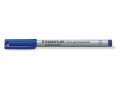 Staedtler Folienstift Lumocolor 312 Blau, wasserlöslich