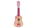 Bontempi Musikinstrument Holz-Gitarre 55 cm Pink Stickers