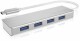 ICY BOX   USB 3.0 Type-C Hub      silver - IB-HUB142 with 4 USB ports