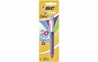 BIC Mehrfarbenkugelschreiber 4 Colours Grip Fun 0.4 mm, 1