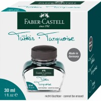 FABER-CASTELL Tintenglas 30ml 149855 türkis, Dieses Produkt führen