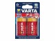 Varta Batterie Longlife Max Power D 2 Stück, Batterietyp
