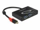 DeLock Dockingstation USB 3.1 Typ-C Gen1 - 2x Typ-A