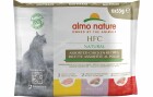 Almo Nature Nassfutter HFC Natural 3 Sorten mit Huhn, 6