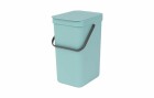 Brabantia Recyclingbehälter Sort & Go 12 l, Mint, Material