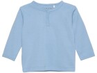 Fixoni Baby-Langarmshirt Solid Ashley Blue Gr. 74, Grössentyp