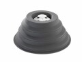 KitchBo Mikrowellenhaube Faltbar 7 cm, Grau, Detailfarbe: Grau