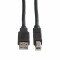 Bild 1 Roline USB 2.0 Verbindungskabel - Typ A-B - 1,8 m - Schwarz