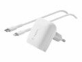 BELKIN USB-Wandladegerät 20W USB-C, Ladeport Output: 1x USB-C