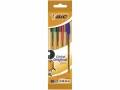 BIC Kugelschreiber Cristal Original Fine 0.3 mm, 4 Stück