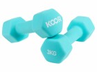 KOOR Kurzhantel-Set 3 kg, Blau, Hantelart: Kurzhantel, Gewicht