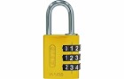 Abus Zahlenschloss 144/30 B/DFNLI Gelb Aluminium, Schlossart