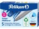 Pelikan Tintenpatrone Twist eco Blau, 5 Stück, Detailfarbe: Blau