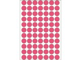 HERMA Vielzweck-Etiketten 2236 Ø 13 mm, 32 Blatt, Pink