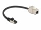 DeLock Patchkabel RJ45 zu Keystone Cat 6A, S/FTP, 0.25