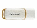 Intenso Green Line - Clé USB - 128 Go - USB 3.2 Gen 1 - brun, beige