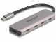 DeLock USB-Hub 4x USB C 5Gbps, Stromversorgung: USB-C, Anzahl