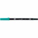 6X - TOMBOW    Dual Brush Pen - ABT-403   bright blue