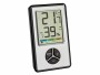 TFA Dostmann Thermo-/Hygrometer Digital, Detailfarbe: Silber, Typ