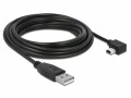 DeLock USB 2.0-Kabel 90°gewinkelt USB A - Mini-USB B