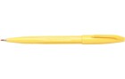 pentel Filzstift Sign-Pen s520 1.0 mm, Gelb, Strichstärke: 1.0