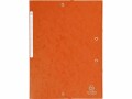 Exacompta Gummibandmappe Maxi A4 Orange, Typ: Gummibandmappe