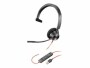 Poly Headset Blackwire 3310 USB-A, Schwarz, Microsoft