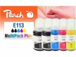 Peach Tinte Epson CISS 113 MultiPack+ C/M/Y/2x BK, Druckleistung