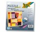 Folia Papp-Puzzle Quadrat mit Legerahmen, 1 Stück, Form: Eckig