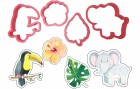 Cut my Cookies Guetzli-Ausstecher Serie Safari mit Elefant und Tukan