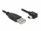 Bild 2 DeLock USB 2.0-Kabel 90°gewinkelt USB A - Mini-USB B