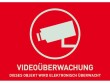 Abus Warnaufkleber Videoüberwachung DE 1 Stück, 148 x 105