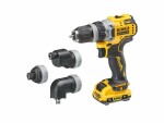 DeWalt Akku-Bohrschrauber 12 V mit 4 Köpfen, 2 x