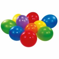 NEUTRAL Latexballons Standard 100 Stk. INT996615 ass. 22.8cm, Kein