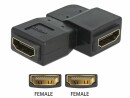 DeLock Adapter 90° links HDMI - HDMI, Kabeltyp: Adapter