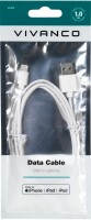 VIVANCO Lightning Kabel 61808 weiss, 1m, Kein Rückgaberecht