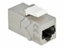 DeLock Keystone-Modul RJ45 - RJ45, Cat.6A geschirmt, 1 Stück