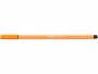 STABILO Pen 68 Orange, 10 Stück, Strichstärke: 1 mm